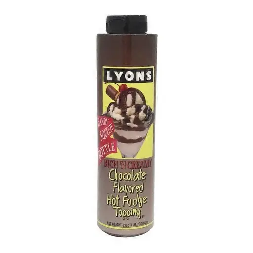 [3229-US] TOPPING, Hot Fudge, Rich's Cream, Lyons, 23 oz 