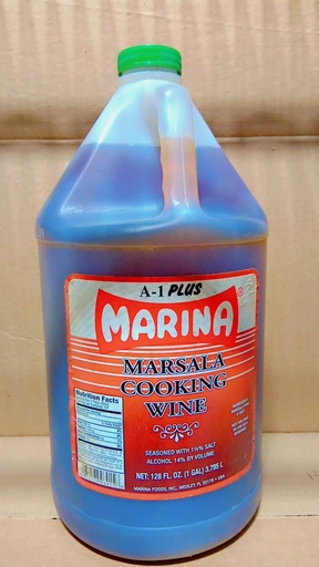 [8009-DR] WINE, Cooking, Marsala, Marina, 128 oz
