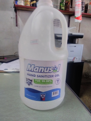 [100117-LC] SANITIZER, Cleaning, Hand, Gel, Manusol, 1 gal