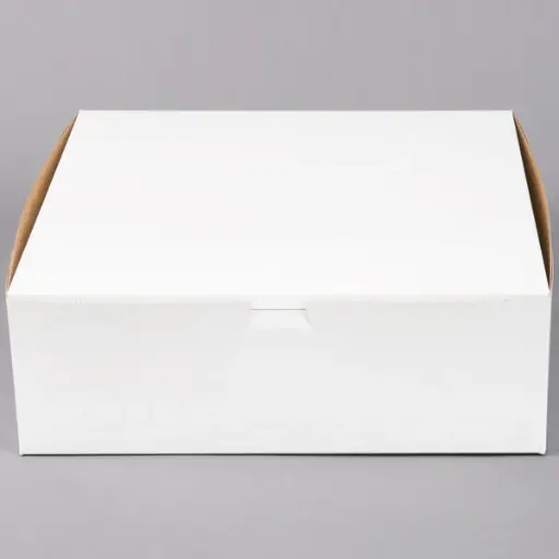 [99964-US] BOX, Cake, White, Carton, 12"x 12"x 4", 100 ct /-cs