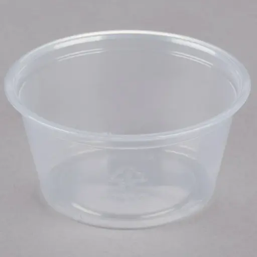 [9119-US/DR] CUP, 2 oz, Plastic, Translucent, Food, Lion, 125 CT 