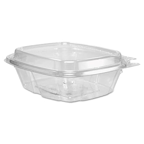 [9161-US] TO GO, Cont., 8 oz, Plastic, Clear, Hinged, 200 ct /-cs