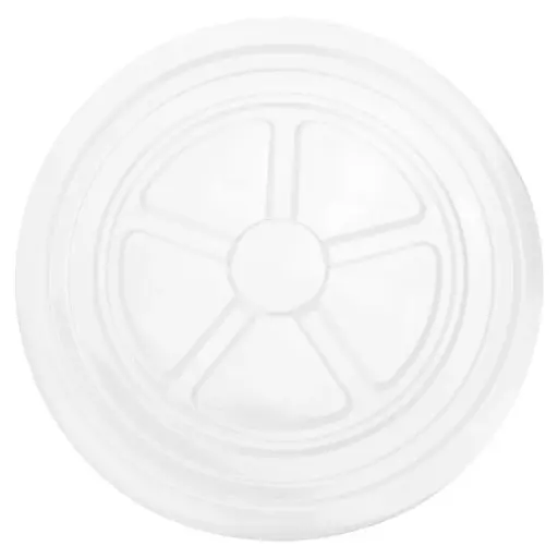 [9193-us] LID, 16 oz, Plastic, Clear, Uniq, Flat, Ice, Cream,1000 ct /-cs