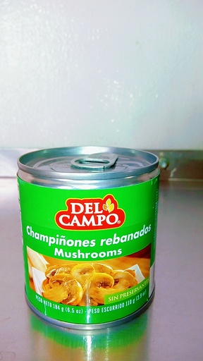 [7323-DR] MUSHROOM, Champions, Sliced, Del Campo, 12-6.5 oz