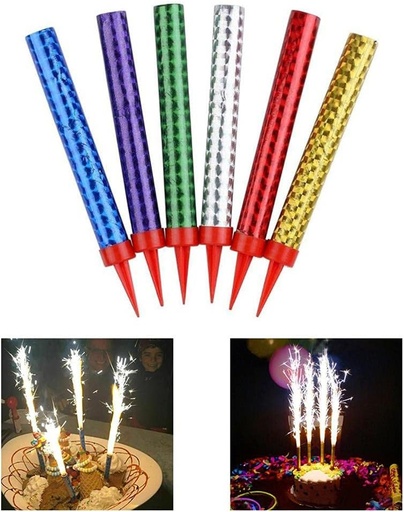 [100120-DR] CANDLE, Bithday, 5 ct    