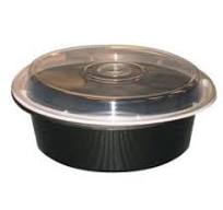 [9327-US] TO GO, Cont., 7", Plastic, With Lid, Microwavable, Tripak, 150 ct /-cs