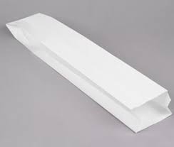 [9004-US] BAG, Paper, Bread, #538, Baguette, 4 1/2 X 2 1/2 X 24, Plain,1000 ct /-cs