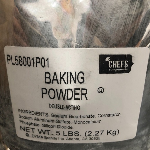 [6316-US] BAKING, Powder, Sodium-Bicarbonate, Pl58001P01, Cheff Companion, 5 lb