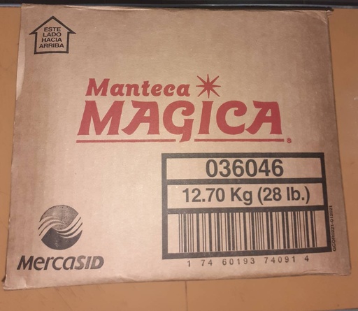 [3311-DR] BUTTER, Manteca, Shortening, Magica, 28 lb /-cs