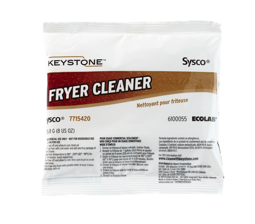 [9783-US] CLEANER, Fryer, 7715420, Keystone, Sysco, 8 oz