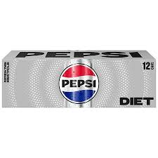 [2240-US] PEPSI, Diet, Soda, Can, 12-12 oz