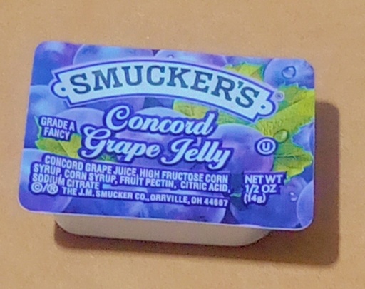 [7010-US] JAM, Smucker's 120 Grape, 40 Apple, 40 Mixed Fruit, 200 ct 