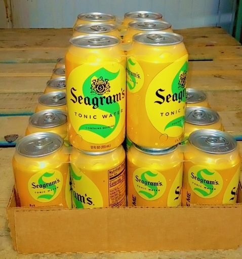 [2212-US/LC] TONIC, Water, Seagram's, 12 oz, 24 Can/cs   