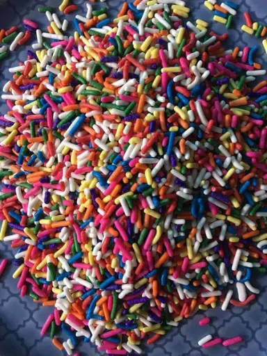 [7070-US] CHOCOLATE, Sprinkles, Rainbow,10 lbs