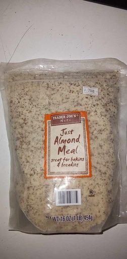 [7508-US] ALMONDS, Nuts, Grinet, Meal, Trader Joes, 16 oz 