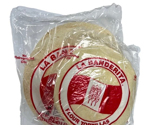 [6312-US] TORTILLA, Flour, 8", La Banderita, 16-12 ct  