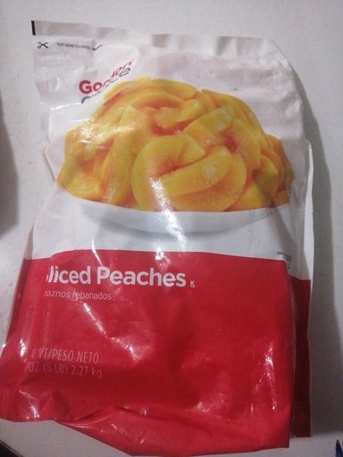 [5142-US] PEACHES, Sliced, Pear, Gordon Choice, 4-5 lbs 