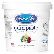 [7737-US] GUM, Paste, White, Satin Ice, 4 / 5 lb