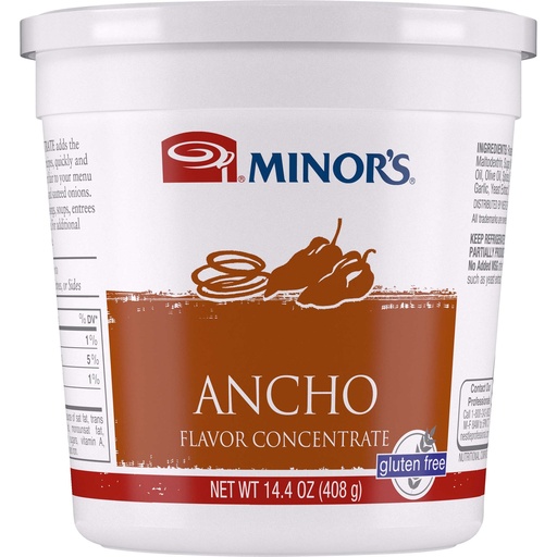 [8074-US] ANCHO, Flavor, Concentrate, Blend, Minor's, 4-14.4 oz 