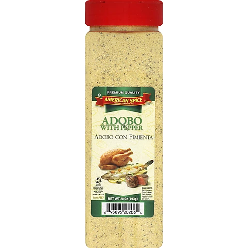 [8085-US] ADOBO, Blend, Without Pepper, Spice,  American Spices, 6-28 oz 