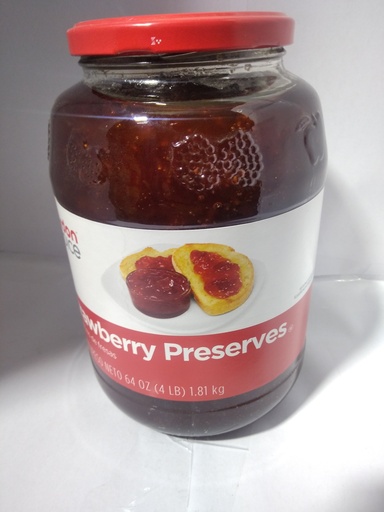 [7451-US] JAM, Red, Strawberry, Preserves, Gordon Choice, 6-64 oz