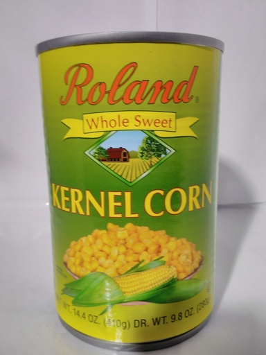 [5065-LC] CORN, Whole, Sweet, Kernel, Roland, 24-15 oz  