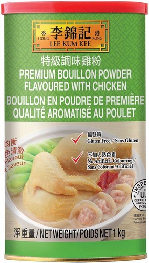 [7274-US] BOUILLON FLAVOR, Blend Powder, Premium, Chicken, Lee Kum Kee, 35 oz 