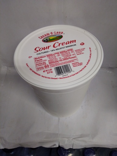 [3160-US] SOUR CREAM, Cream O Land, 4-5 lbs