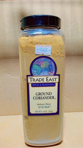 [8467-US] CORIANDER, Ground, Trade East, 14 oz 