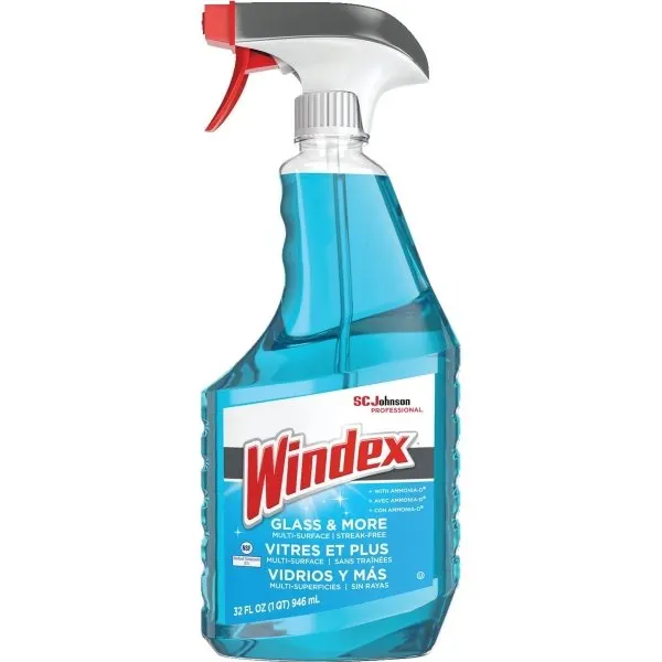 [100208-LC] CLEANING, Detergent, Glass, Vitrex, Windex, SC Johnson, 32 oz 