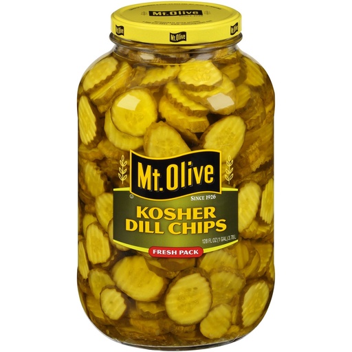 [7179-US] DILL, Kosher, Chips, MT Olive, 1 gal 
