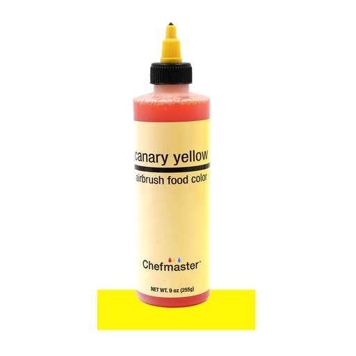 [7745-US] FOOD COLOR, Yellow, Liquagel, Chef Master, 10.5 oz 
