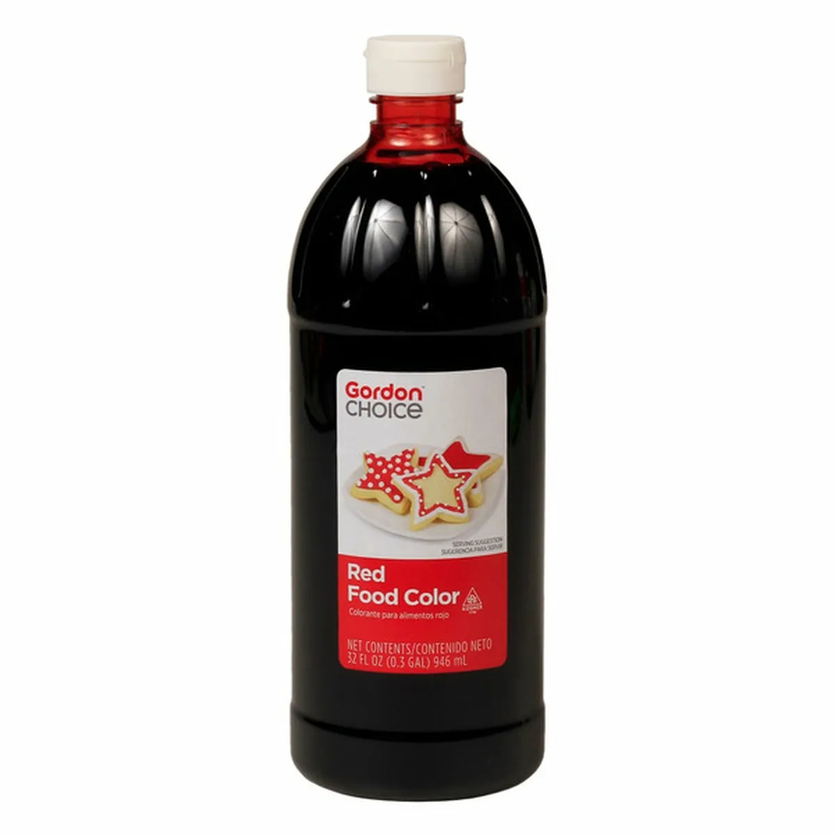 [7731-US] FOOD COLOR, Red, Gordon Choice, 32 oz