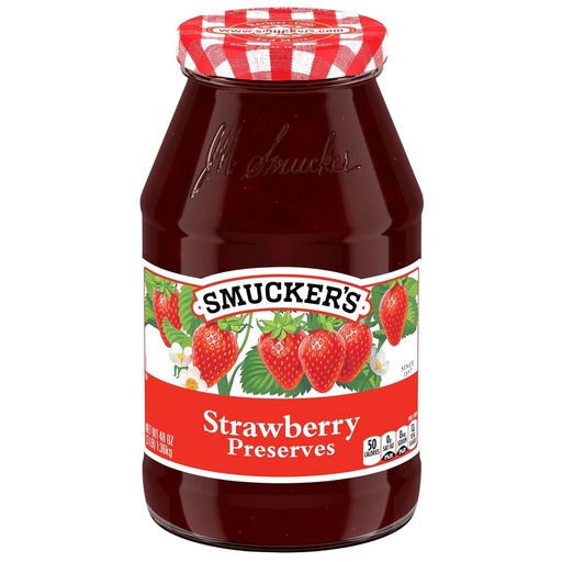 [7012-US] JAM, Strawberry, Preserves, Smucker's, 6-3 lb