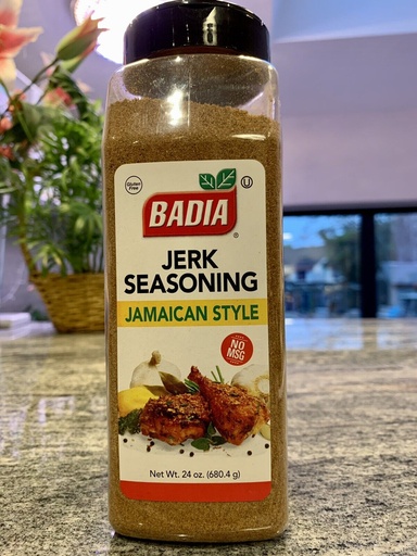 [8016-US] JERK, SEASONING, Jamaican Style, Badia, 6-24 oz